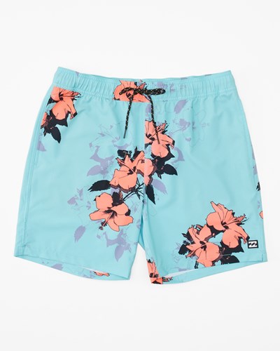 Billabong Sundays Layback Boardshorts 17" Mist | QRUJP8130