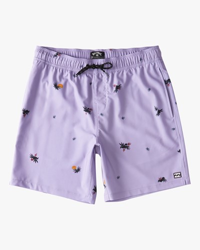 Billabong Sundays Layback Boardshorts 17" Light Lavender | VSTLH7148