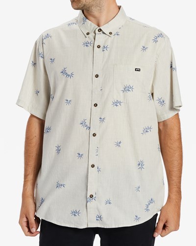 Billabong Sundays Mini Short Sleeve Shirt Cream | VAYHQ2710