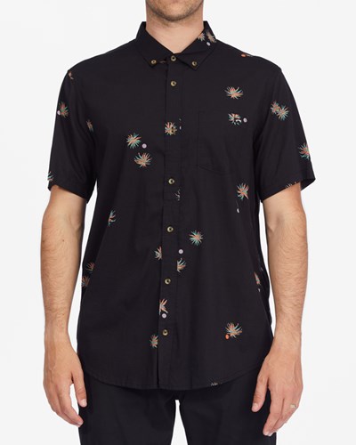 Billabong Sundays Mini Short Sleeve Shirt Midnight | VJOYC0314