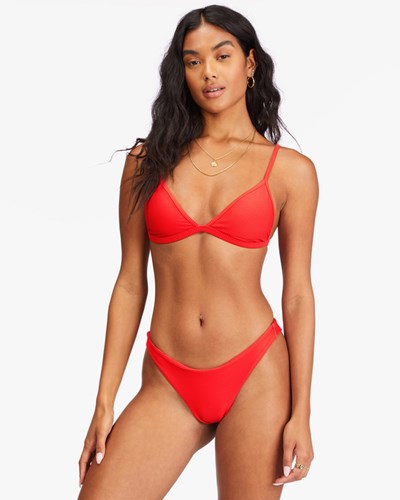 Billabong Tanlines Ceci Triangle Bikini Top Hot Pepper | VSEFO1402