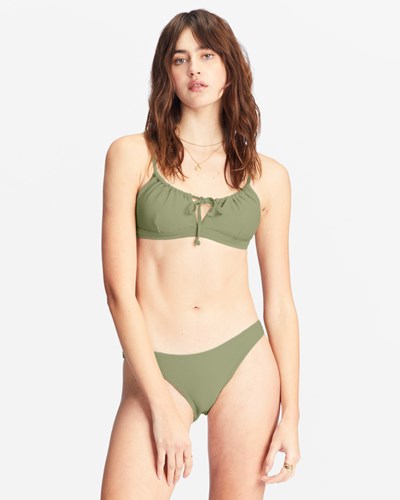 Billabong Tanlines Coco Bralette Bikini Top Avocado | XMIHY3865