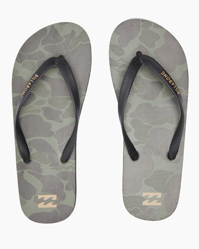 Billabong Tides Slip-On Sandals Military Camo | VDCGP2476