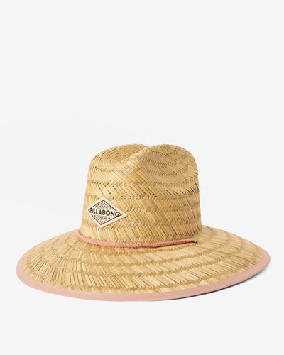 Billabong Tipton Straw Lifeguard Hat Stone Rose | IAZQE3198