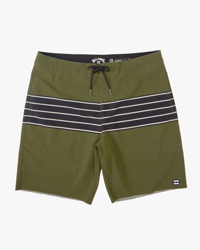 Billabong Tribong Lo Tide Boardshorts 19" Military | ANXWJ5310