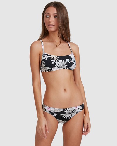 Billabong Tropicool Billie Bralette Bikini Top Black | LBQCG0972