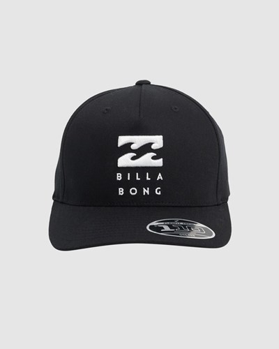 Billabong United Flexfit 110 Snapback Hat Black | VJTHW6541