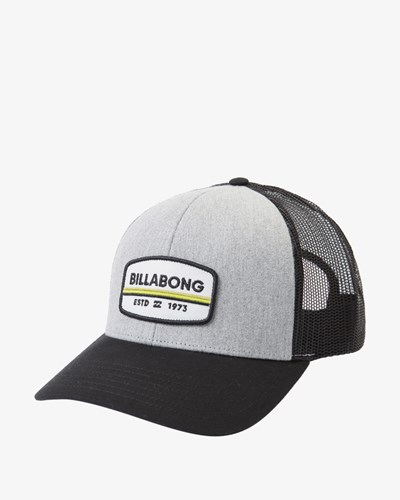 Billabong Walled Trucker Hat Black/Grey | OPJQM5276