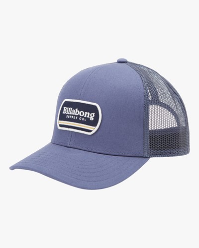 Billabong Walled Trucker Hat Denim | QOAVK9541