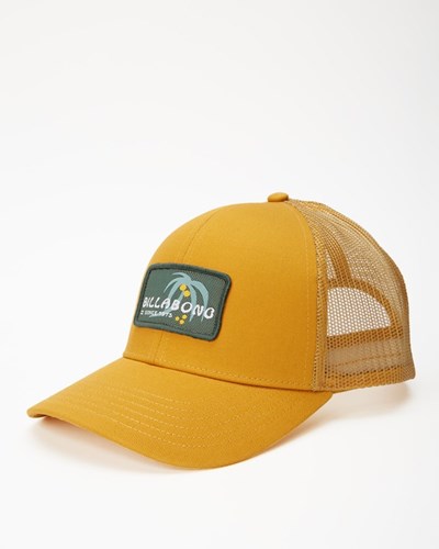 Billabong Walled Trucker Hat Gold | RNKLZ7904