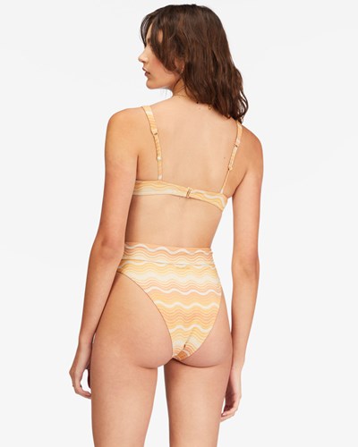 Billabong Wave Hello Rise Bikini Bottoms Multi | DREHZ4037