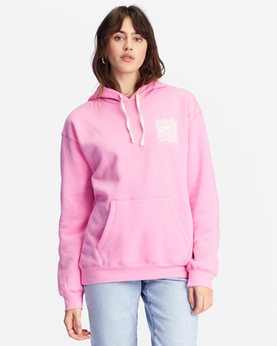 Billabong Wave Tribe Graphic Hoodie Pink Skies | BULJY1789