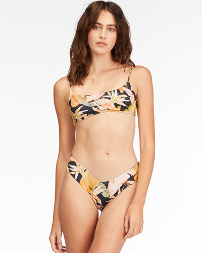 Billabong Wave Tribe Mini Crop Bikini Top Jungle Night | LQGEV0549