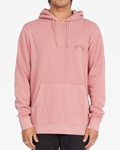 Billabong Wave Washed Pullover Hoodie Faded Rose | WDNKV7835