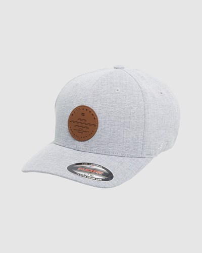 Billabong Wavy Davy Heatherlight Flexfit Hat Silver | QBGER9640