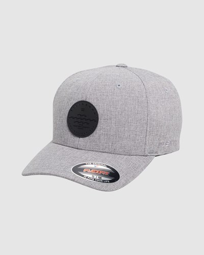 Billabong Wavy Davy Heatherlight Flexfit Hat Dark Grey | YNVEG5238