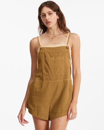 Billabong Wild Pursuit Romper Sunset Gold | HBSRG9102