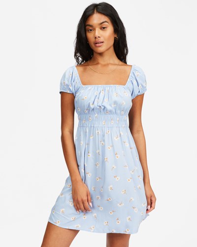 Billabong Wildflower Mini Dress Rain Drop | SJLGK2890