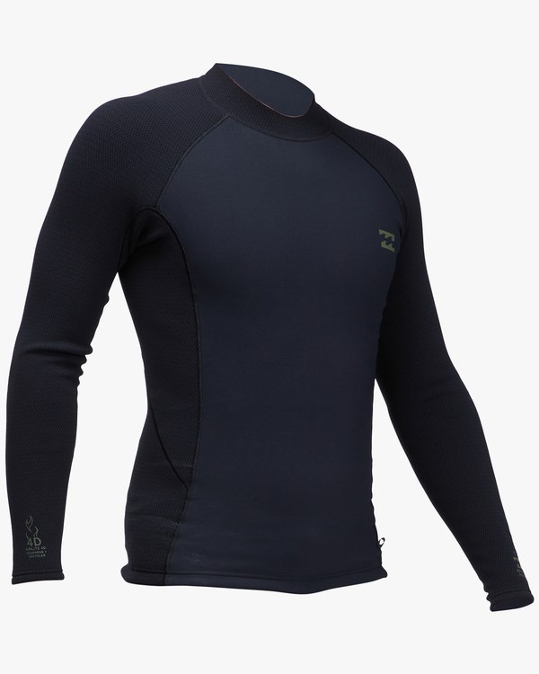 Billabong 1mm Revolution Pro Long Sleeve Wetsuit Jacket Black | OWYIU0641