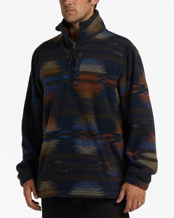 Billabong A/Div Boundary Half-Zip Mock Neck Pullover Night | HLMZD2074