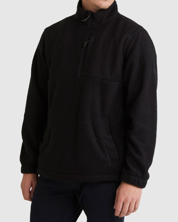 Billabong A/Div Boundary Half-Zip Mock Neck Pullover Stealth | YGAKC4817