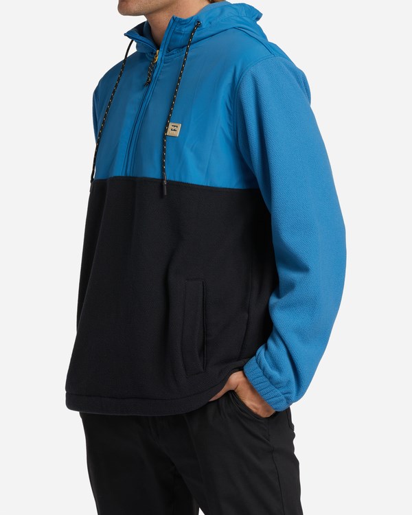 Billabong A/Div Boundary Hooded Half-Zip Pullover Deep Blue | IRJNH6149