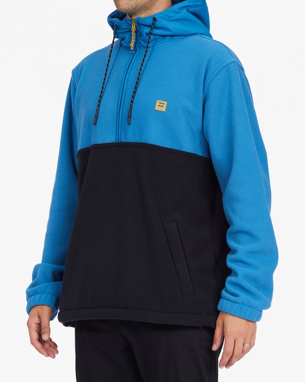 Billabong A/Div Boundary Hooded Half-Zip Pullover Deep Blue | IRJNH6149