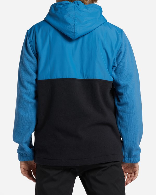 Billabong A/Div Boundary Hooded Half-Zip Pullover Deep Blue | IRJNH6149