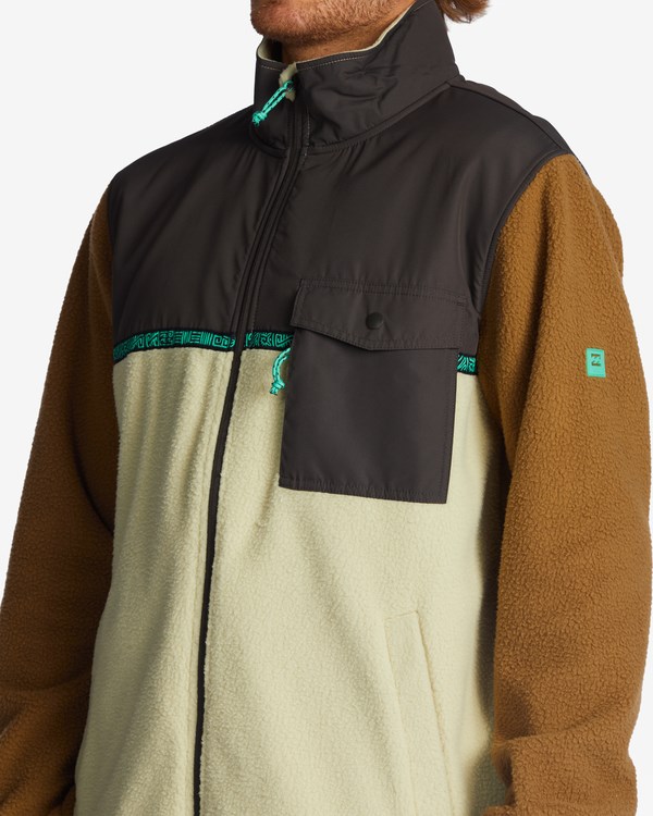 Billabong A/Div Boundary Trail Zip-Up Fleece Otter | RBKVX4391