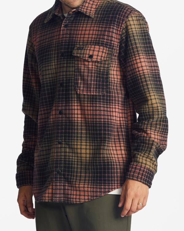 Billabong A/Div Furnace Flannel Shirt Coral | GMNYH6387