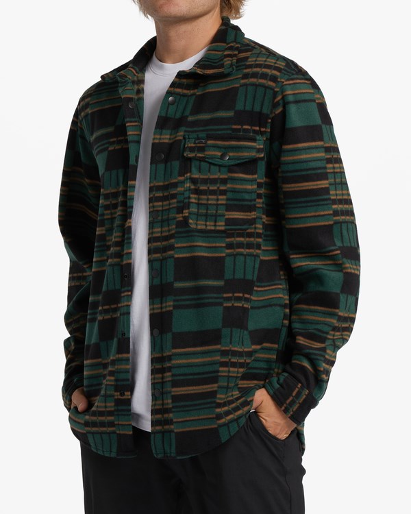 Billabong A/Div Furnace Flannel Shirt Evergreen | RFXPZ6057