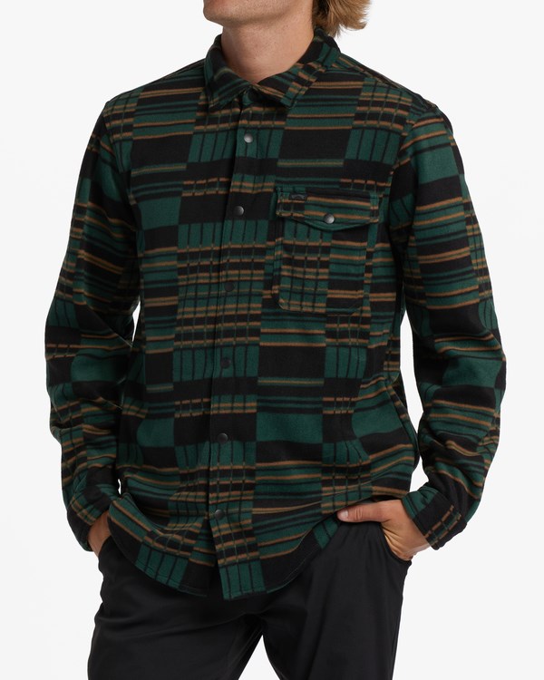 Billabong A/Div Furnace Flannel Shirt Evergreen | RFXPZ6057