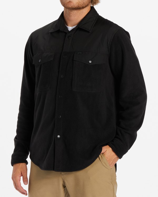 Billabong A/Div Furnace Plus Long Sleeve Shirt Black | IOBXQ6423