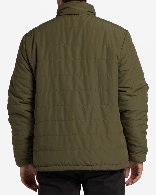 Billabong A/Div Journey Reversible Zip-Up Jacket Military | LAIQR5740