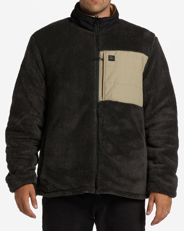 Billabong A/Div Journey Reversible Zip-Up Jacket Sand Dune | RPFOX9402