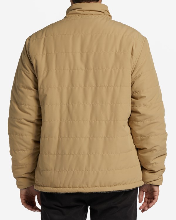 Billabong A/Div Journey Reversible Zip-Up Jacket Sand Dune | RPFOX9402