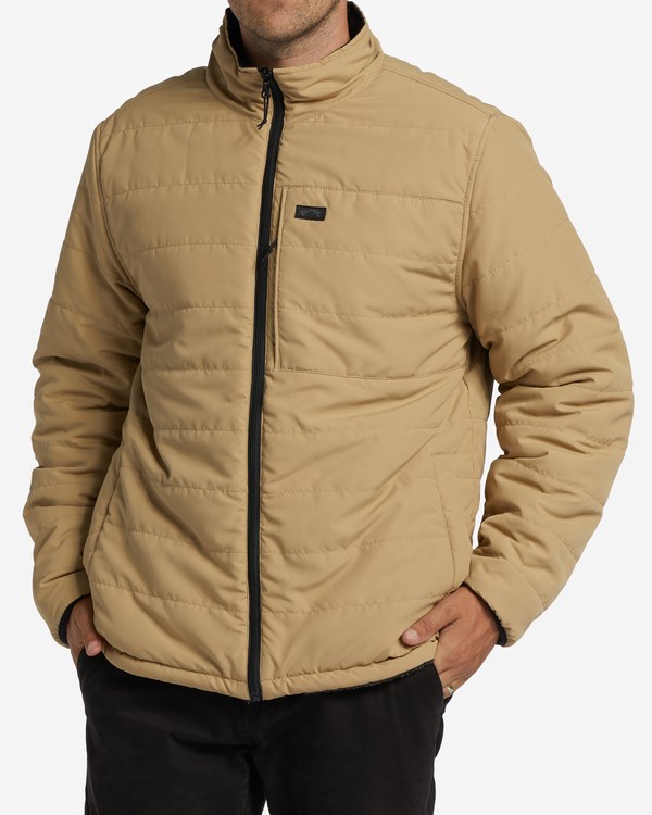 Billabong A/Div Journey Reversible Zip-Up Jacket Sand Dune | WMJZF2957