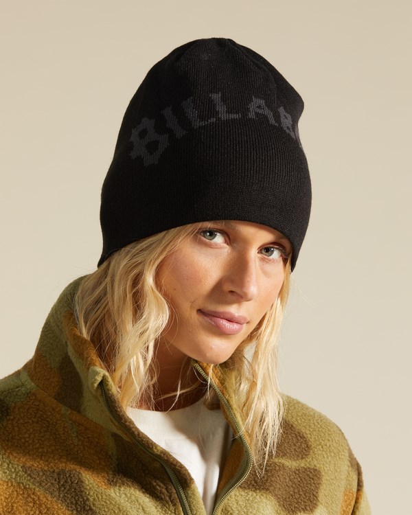 Billabong A/Div Layered On Slouchy Beanie Black | MFWUI4980