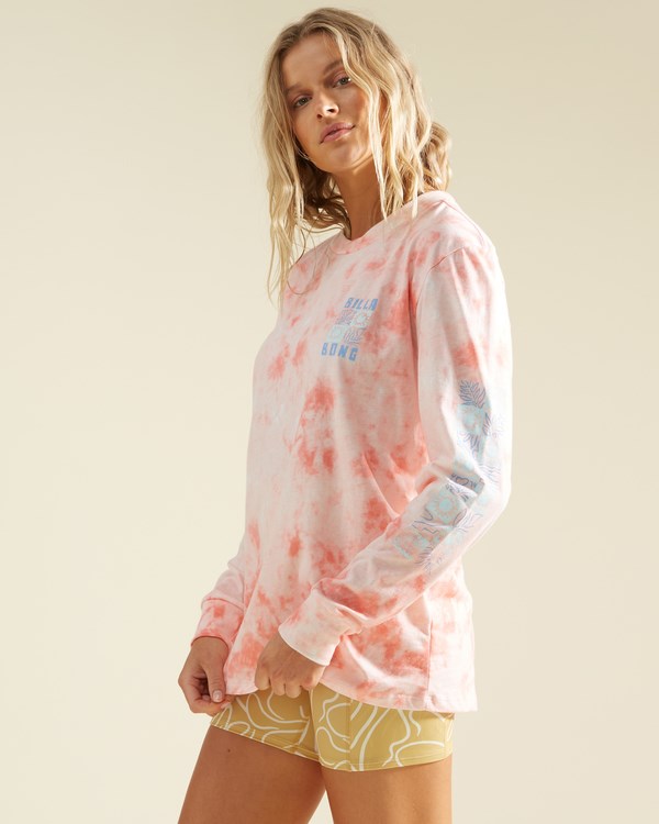 Billabong A/Div Long Sleeve T-Shirt Peach Tea | MCJKI8721