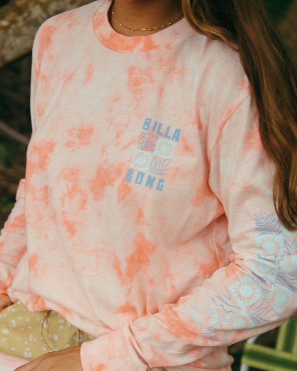 Billabong A/Div Long Sleeve T-Shirt Peach Tea | MCJKI8721