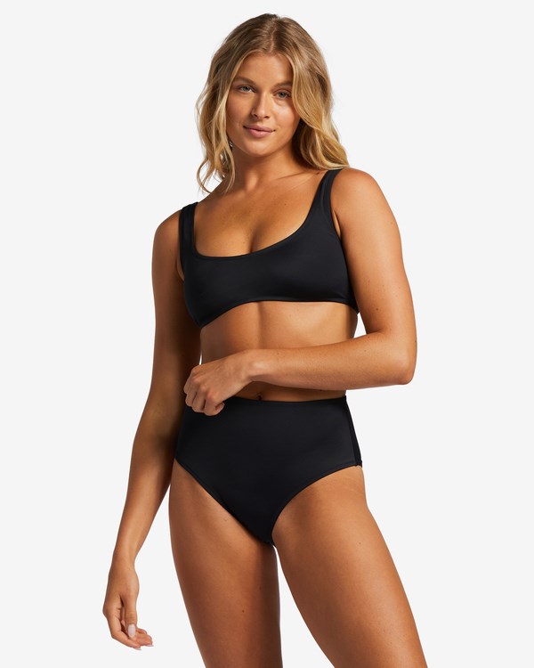 Billabong A/Div Medium Bikini Bottoms Black | DISAV0265