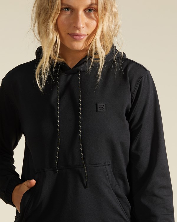 Billabong A/Div New Trails Pullover Hoodie Black | HDMBE0832