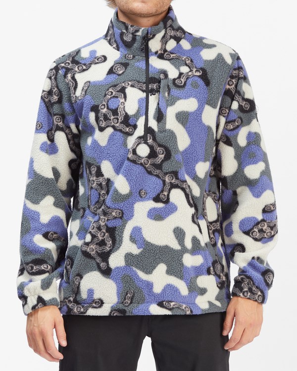 Billabong A/Div Otis Boundary Mock Neck Half-Zip Pullover Camo | NEXFZ3680