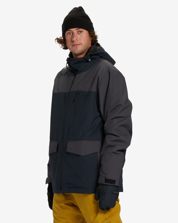 Billabong A/Div Outsider 10K Insulated Snow Jacket Black | MIZUB9801