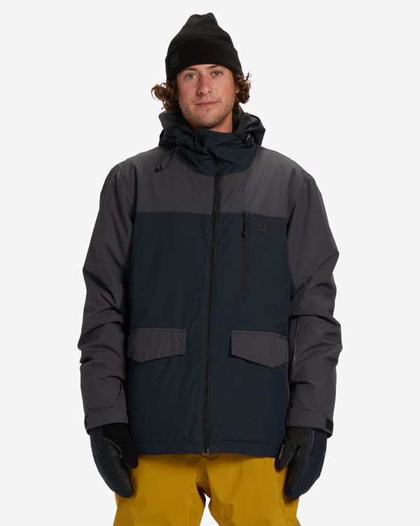 Billabong A/Div Outsider 10K Insulated Snow Jacket Black | MIZUB9801