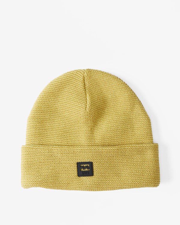 Billabong A/Div Stacked Ribbed Beanie Fresh Moss | FUNBW9678