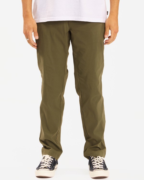 Billabong A/Div Surftrek Plus Pants Dark Olive | CQPMT0928