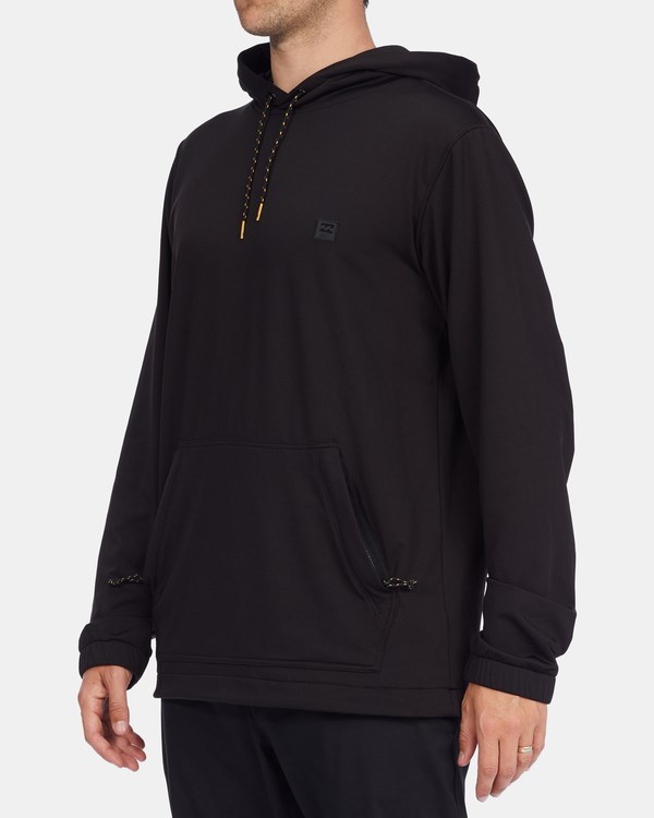 Billabong A/Div Surftrek Pullover Hoodie Black | ZBWXU6397