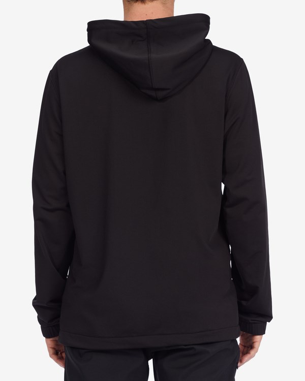 Billabong A/Div Surftrek Pullover Hoodie Black | ZBWXU6397