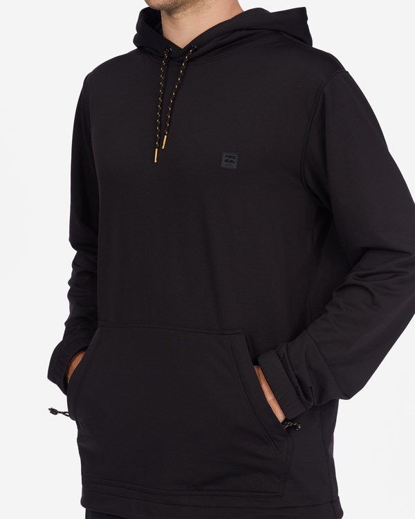 Billabong A/Div Surftrek Pullover Hoodie Black | ZBWXU6397